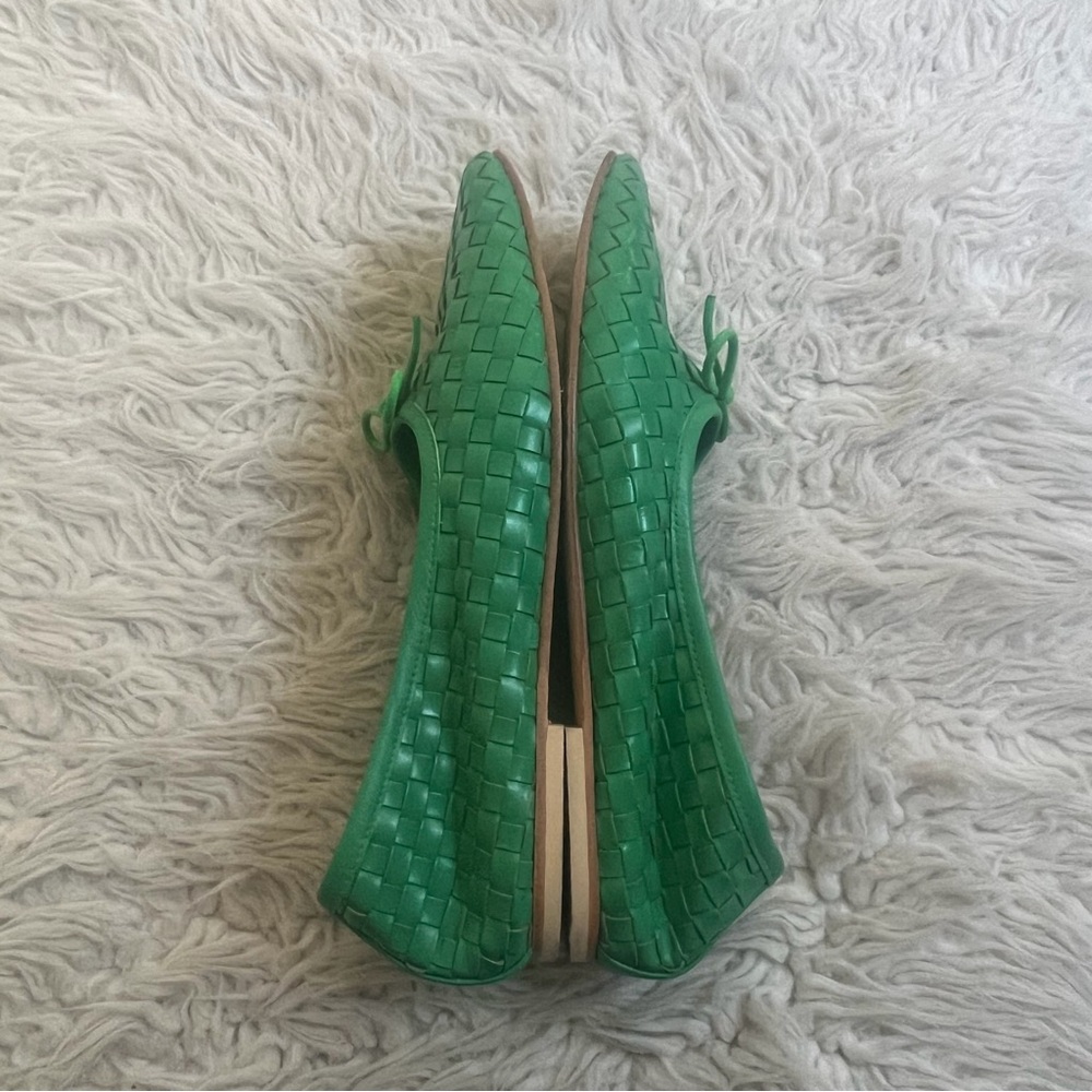 Freda Salvador Jada Square Flat Ballet Flat - Green - Picture 5 of 11